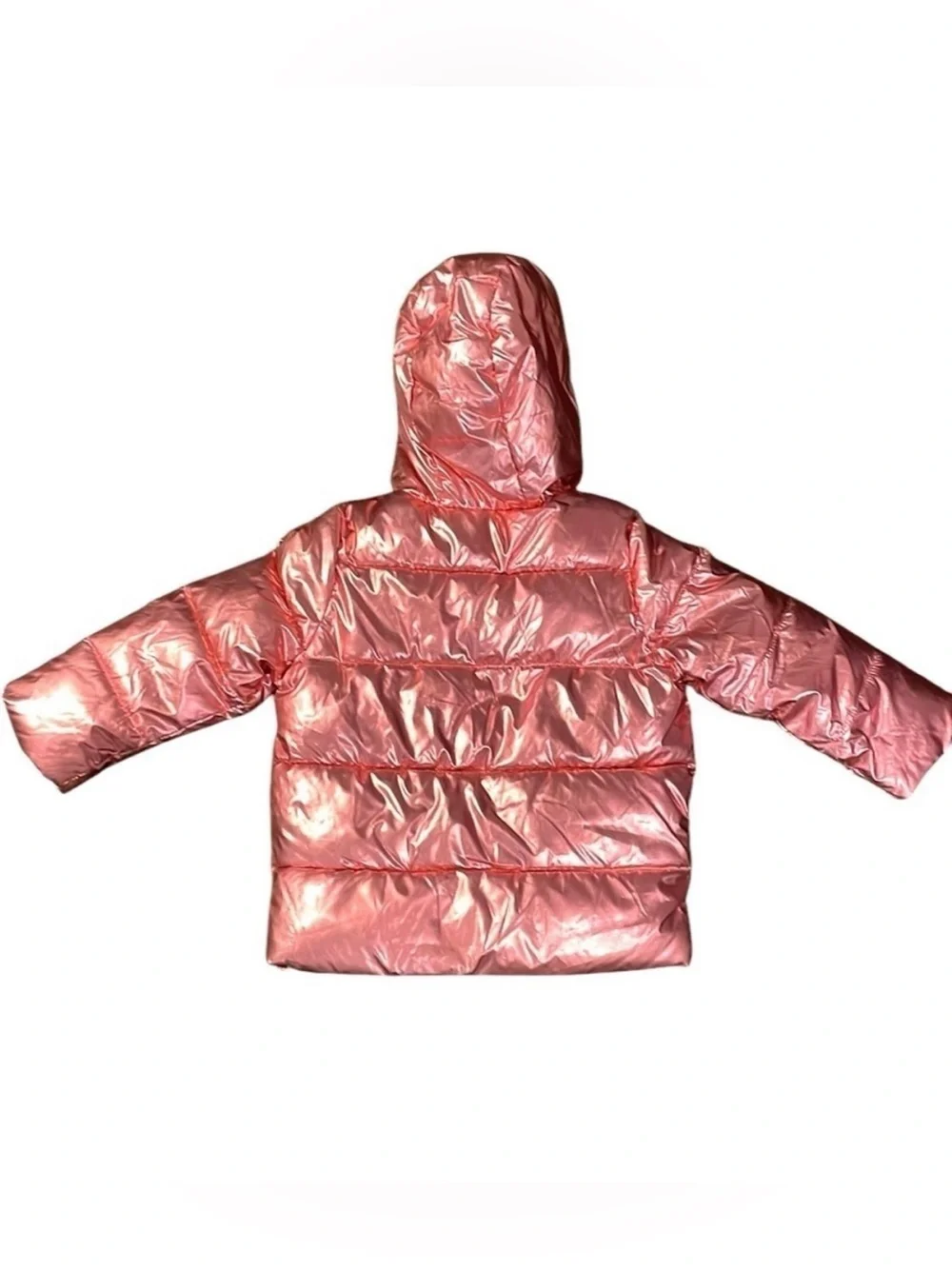 New TAHARI Kids Metallic Puffer Jacket
